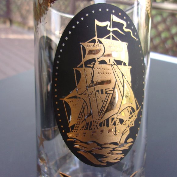 Vintage Libbey Andrew Jackson /Perry's Flagship Glass from 1960s - Picture 8 of 10